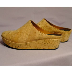 Camper Unique Vintage Natural Cork Slide Clogs